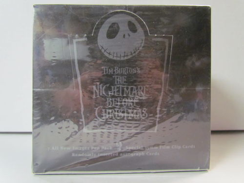 NECA Tim Burton's The Nightmare Before Christmas Trading Cards Box