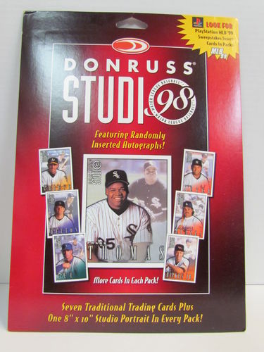1998 Donruss Studio Baseball Hobby Pack