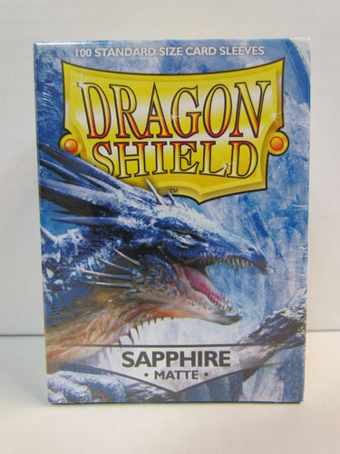Dragon Shield Card Sleeves 100 count box SAPPHIRE Matte AT-11028