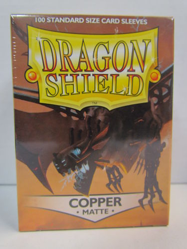 Dragon Shield Card Sleeves 100 count box COPPER Matte AT-11016