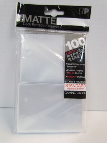 Ultra Pro Deck Protecters Pro Matte 100 count package CLEAR #84731