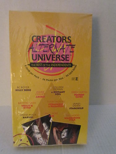Dynamic Entertainment Creators Alternate Universe Trading Cards Box