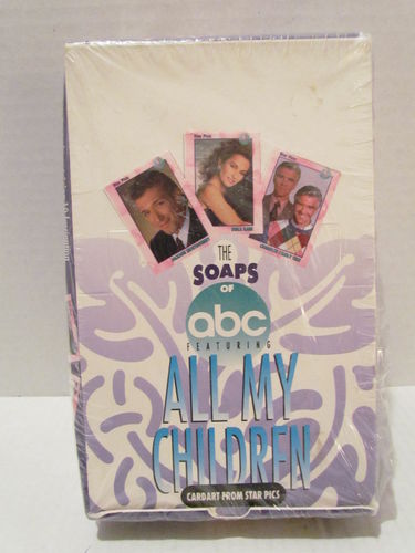 Star Pics The Soaps of ABC All My Children Trading Cards Box