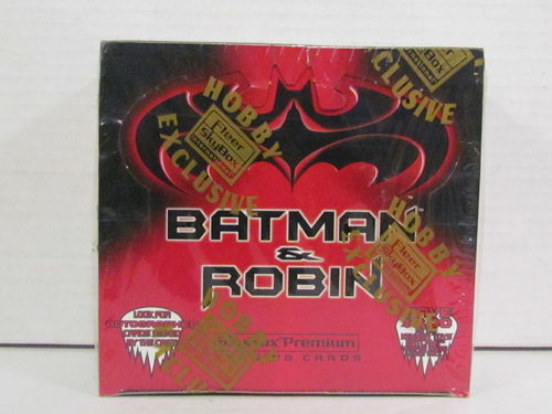 Fleer DC BATMAN AND ROBIN Trading Cards Hobby Box