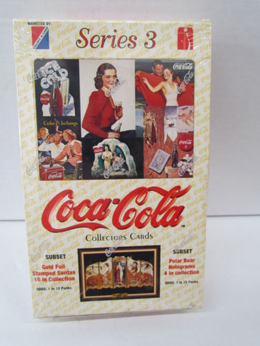 Collect-A-Card Coca-Cola Series 3 Trading Cards Box