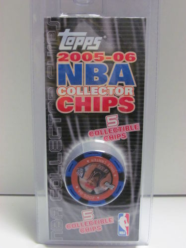 2005/06 Topps NBA Collector Chips Pack (Vince Carter - Blue)