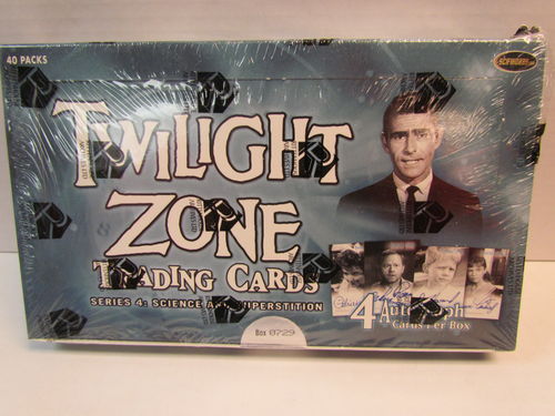 Rittenhouse Twilight Zone Series 4 Trading Cards Hobby Box