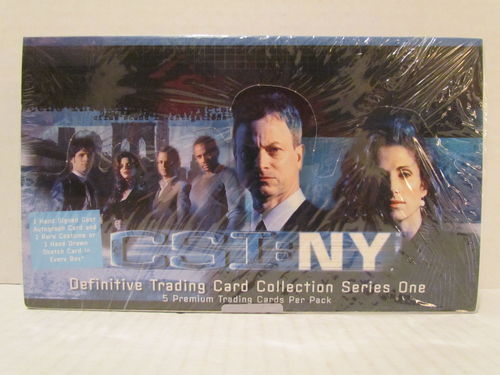 Strictly Ink CSI NY Series 1 Trading Cards Box