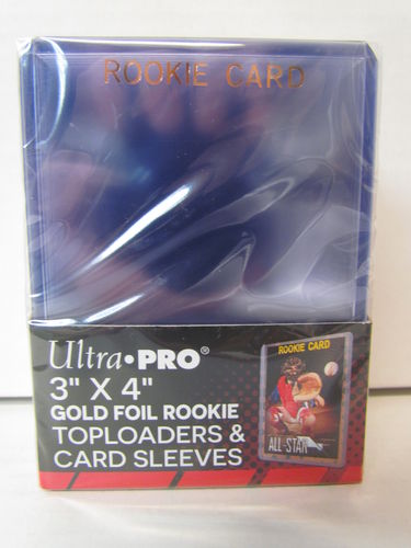 Ultra Pro Top Loader - 3x4 Rookie Gold with Sleeves #15282