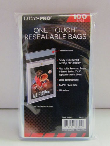 Ultra Pro Resealable One-Touch Bags #84005