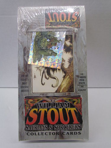 Comic Images William Stout Saurians & Sorcerers Trading Cards Box