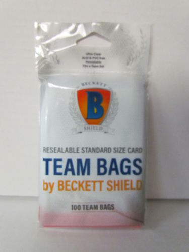 Beckett Shield Resealable Team Bags AT-90302