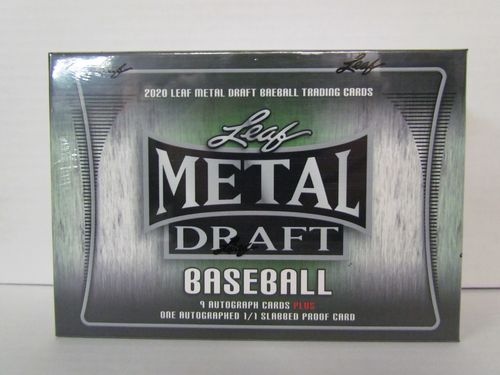 2020 Leaf Metal Draft Baseball Jumbo Box