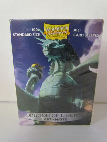Dragon Shield Card Sleeves 100 count box DRAGON OF LIBERTY Art AT-12052