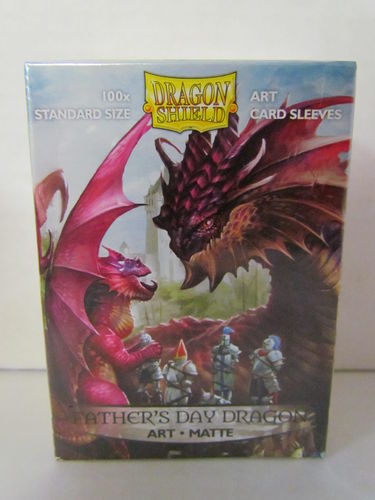 Dragon Shield Card Sleeves 100 count box FATHER'S DAY DRAGON Art AT-12049