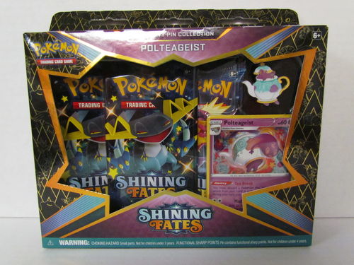 Pokemon Shining Fates Mad Party Pin Collection POLTEAGEIST