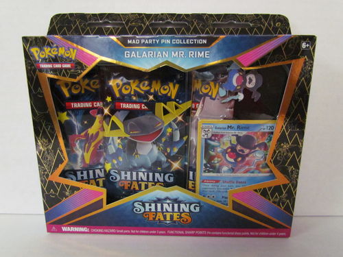 Pokemon Shining Fates Mad Party Pin Collection GALARIAN MR. RIME