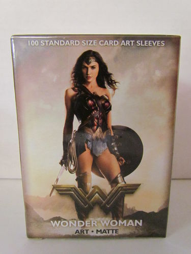 Dragon Shield Card Sleeves 100 count box JUSTICE LEAGUE WONDER WOMAN Art AT-16016