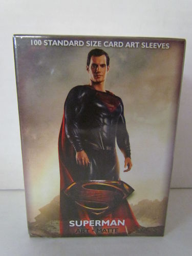 Dragon Shield Card Sleeves 100 count box JUSTICE LEAGUE SUPERMAN Art AT-16018