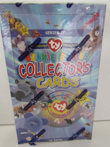 TY Beanie Babies Collector's Cards Series 2 1st Edition Trading Cards Box (Shrinkwrap slightly torn)