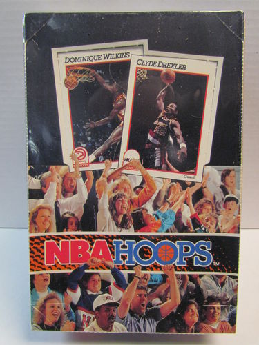 1991/92 NBA Hoops Series 1 Basketball Hobby Box