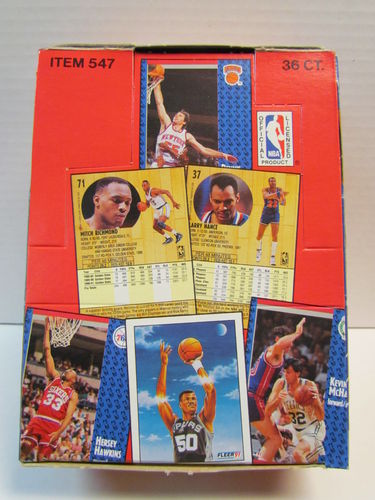 1991/92 Fleer Series 1 Basketball Hobby Box