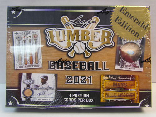 2021 Leaf Lumber Emerald Edition Baseball Hobby Box