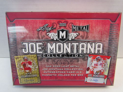 2020 Leaf Metal Joe Montana Collection Football Box