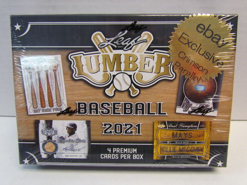 2021 Leaf Lumber Crimson Edition Baseball Hobby Box