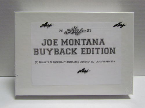 2021 Leaf Joe Montana Buyback Edition Football Box