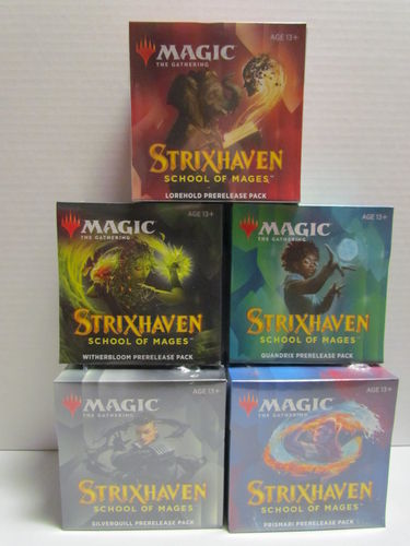 Magic the Gathering Strixhaven: School of Mages Prerelease Pack (Set of 5)
