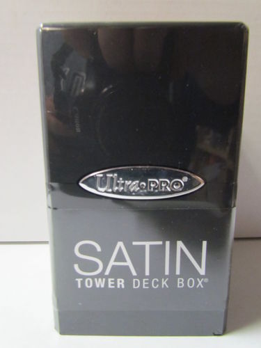 Ultra Pro Satin Tower Deck Box BLACK #84173