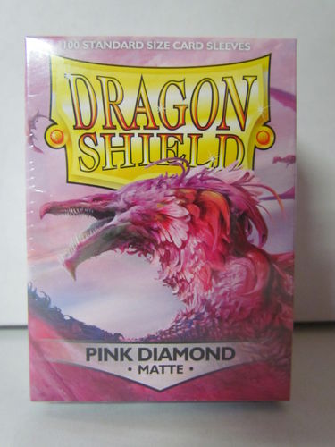 Dragon Shield Card Sleeves 100 count box PINK DIAMOND Matte AT-11039