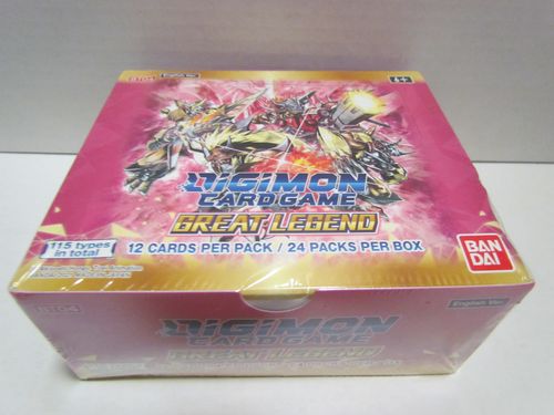 Bandai Digimon Card Game Great Legend Booster Box