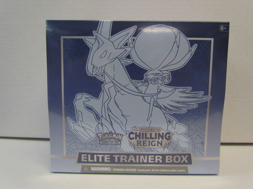 Pokemon Sword & Shield Chilling Reign Elite Trainer Box (Ice Rider Calyrex)