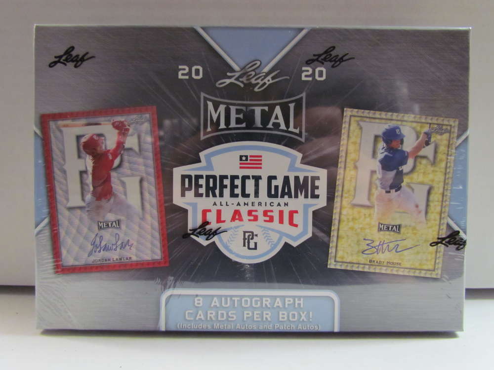 2016 Leaf METAL Perfect Game All American Baseball Sealed HOBBY BOX 8 Autos! 