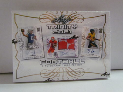 2021 Leaf Trinity Football Hobby Box