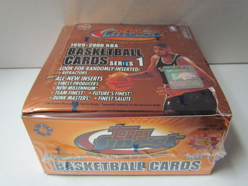 1999/2000 Topps Finest Series 1 Basketball Jumbo Box