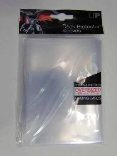 Ultra Pro Oversized Deck Protecters 40 count package CLEAR #85787
