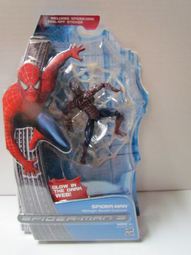 Hasbro Spider-man 3 SPIDER-MAN Midnight Stealth Costume Figure