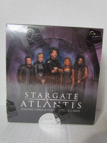 Rittenhouse STARGATE ATLANTIS SEASONS 3 & 4 Trading Cards Hobby Box