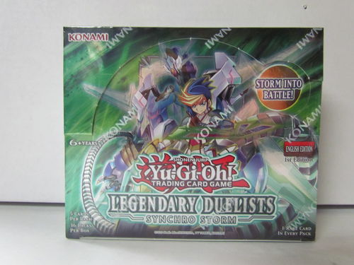YuGiOh Legendary Duelists Synchro Storm 1st Edition Booster Box