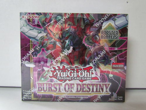 YuGiOh Burst of Destiny 1st Edition Booster Box