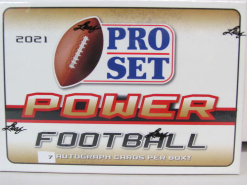 2021 Leaf Pro Set Power Football Hobby Box