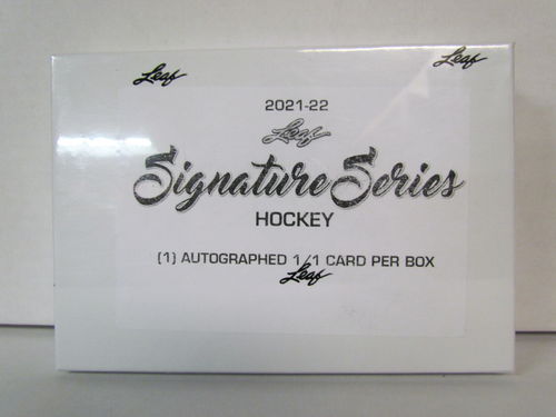 2021/22 Leaf Signature Series Hockey Hobby Box