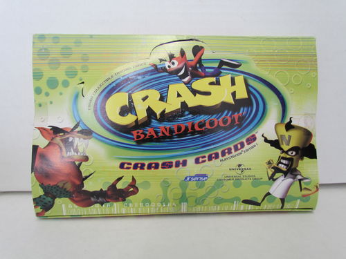 Jr. Sense Crash Bandicoot Playstation Edition I Trading Card Box (box has some damage)