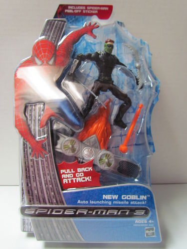 Hasbro Spider-man 3 NEW GOBLIN Pull Back and Go Attack Figure