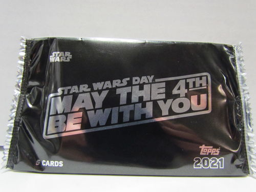 Topps Star Wars 2021 May The 4th Be With You Tracking Card Pack
