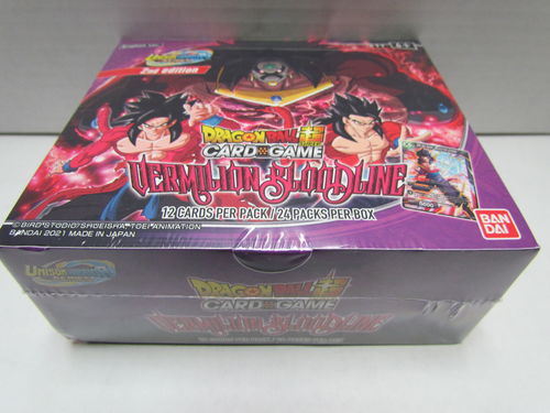 Dragon Ball Super TCG: Unison Warrior Series 2 Booster Box VERMILION BLOODLINE (2nd Ed)