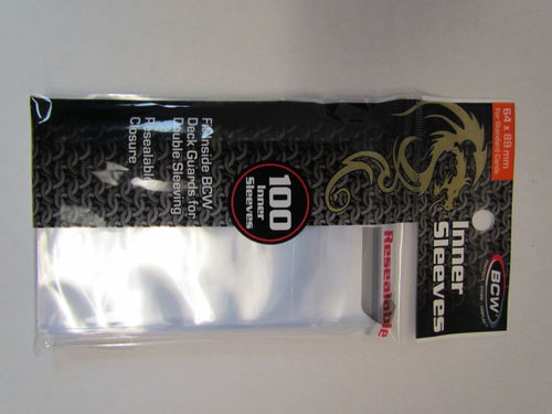 BCW Inner Sleeves 100 Count Package #1-SSLV-I-R